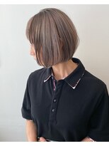 ゼル ビッグアイ(ZELE)&nbsp;白髪ぼかしハイライトボブ