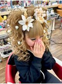 (^○^)小学生ギャル♪可愛く『盛り髪ツインテール可愛い♪』