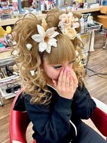 ヘアセットアップス(UP's) (^○^)小学生ギャル♪可愛く『盛り髪ツインテール可愛い♪』