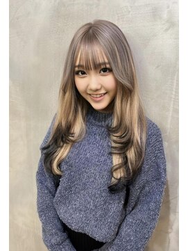 ルフレ 新宿本店1st(Reflet) ○ダブルカラー    裾カラー