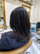 ロンドアベニール 北千住(Lond avenir) 髪質改善縮毛矯正レイヤーカット顔周り前髪韓国ミニウルフ/池袋