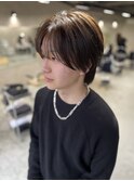韓国ヘア/メンズカット/ブリーチなし/顔まわりカット/新潟美容室