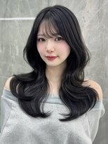 マウルルナ(MAEUL luna)&nbsp;韓国前髪　くびれヘア　夏のヘアアレンジ