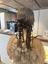 ゼロヘアー(zero hair)&nbsp;ツイン編みおろし