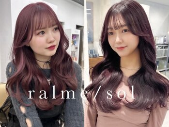 ラルム(ralme/sol)の写真/顔周りのニュアンスで印象は大きく変わる!!動きのある"絶対に可愛い前髪カット"で納得いくstyleに♪[立川]