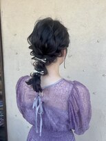 ピケ(pique)&nbsp;結婚式セット☆編み下し/暗髪/ヘアアレンジ/20代/30代/40代