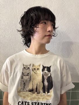 nimes栄 パーマ/レイヤーカット/ボブ 【ニーム】【12月2日NEW OPEN(予定)】 kaon ショートパーマ ショートレイヤーパーマ