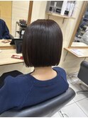 【ボブ】切りっぱなしボブ