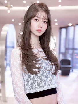 アンスリウム 箕面萱野(Anthurium) "顔まわりおくれ毛"小顔カット/30代40代おすすめヘア