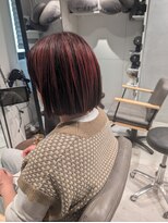 デジ 北堀江(DEJI)&nbsp;ピンクアンブレラカラーボブ