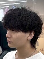 メンズサロン ノード 栄(men’s salon NODE)&nbsp;メンズシャドウ栄前下がり無造作ナチュラル