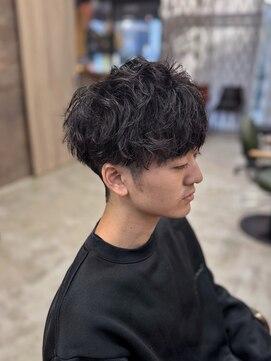 ロルド シェリ(Rold Cheri) 【山本智文】スパイラルパーマメンズマッシュ