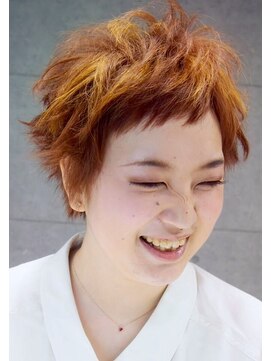 キャン 温品店(CAN) ランダムカール×ショートバング