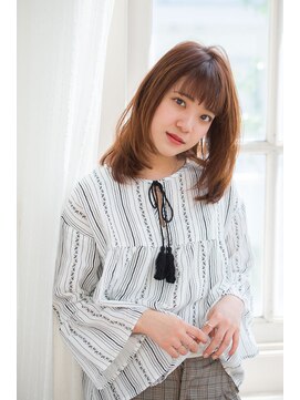 アドラーブル 長岡リップス旭岡店(adorable) 小顔ヘルシーレイヤー☆ひし形ストレート