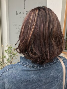 ブージーへアー(bougie hair) bougie design color