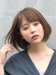 [MAKE'S 前田]大人かわいい抜け感・シンプルボブ