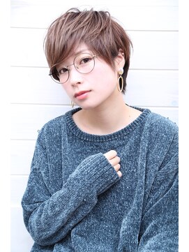 オーシャン(Ocean) [OCEAN Hair&Life]マニッシュショート☆ネイビーカラー☆