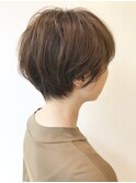 束感マッシュショートスタイル