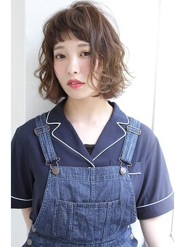 ザ キャンバス ミヤザキツネヒサ(THE CANVAS 宮崎恒久) ワイドバング×カジュアルボブ★★