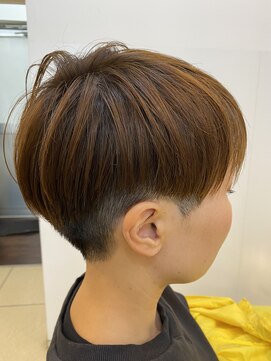 ヘアアーク(HAIR arc) ツーブロックハンサムショート#京成津田沼#奏の杜#刈り上げ女子