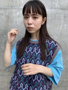 ロク 高田馬場(lok) オン眉×ダークトーン