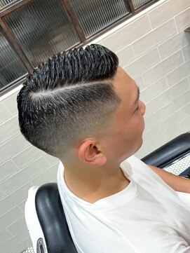バーバーブロス 吉祥寺店(BARBER BROS) 【LUDLOW BROS.】KurashigeMiyabi 七三分けサイドパート