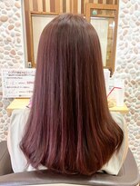 オートクチュール ランコントレ 七条店(Haute Couture Rencontrer)&nbsp;ピンクベージュ×ロングヘア/暖色系カラー/フレンチガーリー