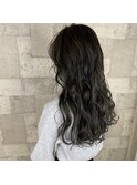 サロンスタイル 20代のお客様 ダークグレージュ