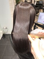 ラベンダーブラウンメルティカラー☆髪質改善トリートメント