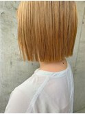 切りっぱなしボブ　ボブ　切りっぱなし