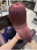 【ZEST立川 橋本姫奈】髪質改善トリートメント×ピンク