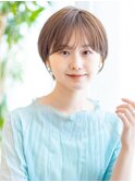 シンプルかわいい大人ショートボブ