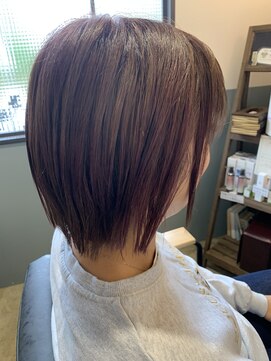 ルースヘアー(luz hair) ボブスタイル切りっぱなし