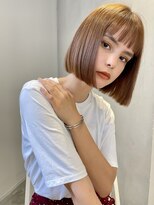切りっぱなしボブ/顎ラインボブ/ハイトーンボブ/ぱっつんボブ