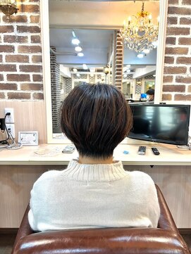 ロク 白楽(rocu) 前髪/マチルダボブ/ピンクベージュインナー/グレージュ[白楽駅]