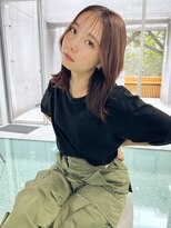 ムード タテマチ(mood tatemachi)&nbsp;ライトベージュ×シースルーバング