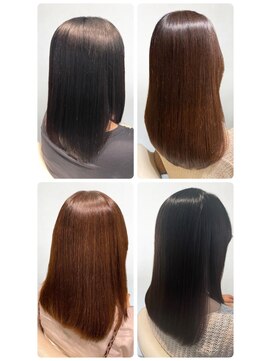 美容室フルール 20代30代40代大人可愛い髪質改善カラー艶感ストレート透明感