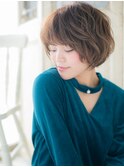 mod's姪浜/ステップボーンカット大人かわいいくせ毛ショートh