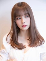 ユーフォリア 青山(Euphoria)&nbsp;韓国風艶カラーロングレイヤー透明感暗髪大人可愛い