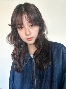 アイティーバイアルバム 下北沢店(IT by ALBUM) フレンチカジュアルニュアンスカラー美髪くびレイヤー_ba498491