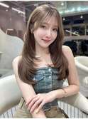 韓国　レイヤーカット　顔周り　前髪　レイヤー　haruhi