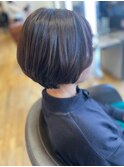 ナチュラルにキマる大人のレイヤーボブ/髪質改善トリートメント