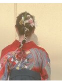 卒業式ヘアセット