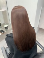 ハオ(hao) 【hao 渋谷】髪質改善トリートメント×縮毛矯正ブラウンカラー