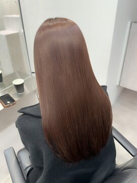 ハオ(hao) 【hao 渋谷】髪質改善トリートメント×縮毛矯正ブラウンカラー
