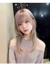 【前回と違うスタイリスト指名で】カット+つや髪質改善カラー13200→11000