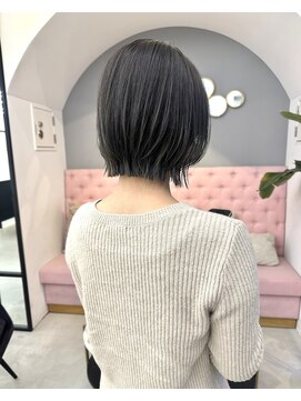 サンド 大阪梅田(sand) 似合わせカット韓国ボブくびレイヤーメルティカラー大阪