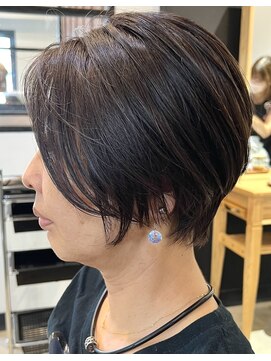 ムーク 平塚(MUUK) 上品ボブ/４０代ショート【平塚/平塚駅】