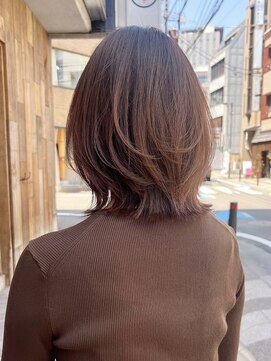 ダルシット(dulcet★★★) レイヤーボブ×ブラウンカラーのスタイル