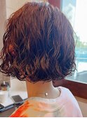 原宿ボブパーマスパイラルパーマウェーブヘア20代30代40代50代